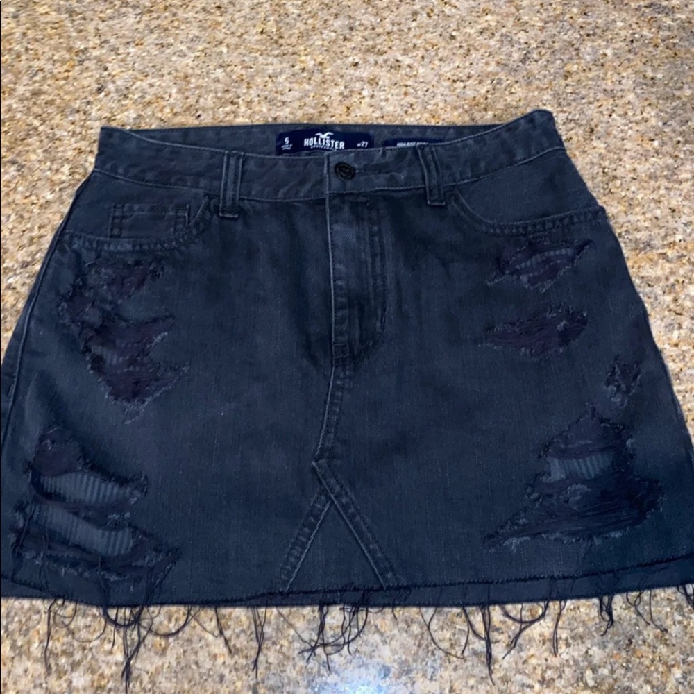 Denim high waisted Skirt